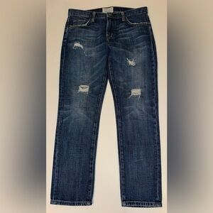 Current/Elliott “The Fling Love Destroy” Jeans Women’s 27 Straight Dark Wash